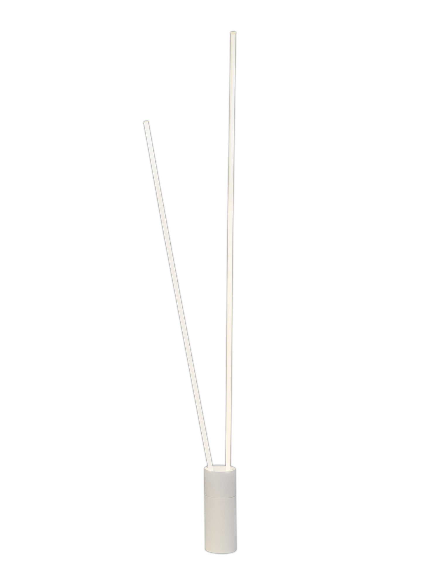 M7345  Vertical Floor Lamp 2 Light 44W LED White